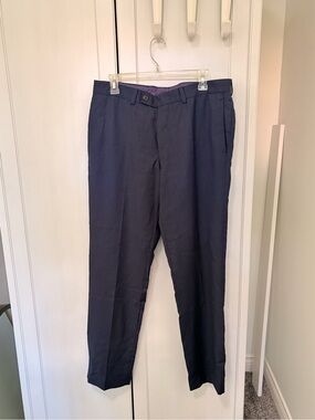 Men's Ted Baker Navy Dress Pant